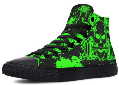 Printed Couple High-top Canvas Shoes