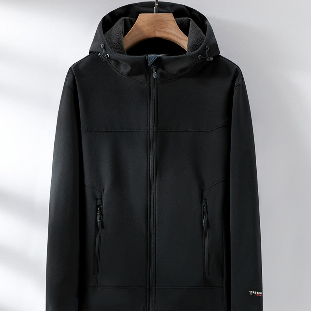 Soft Shell Jacket Fleece-lined Single-layer Coat