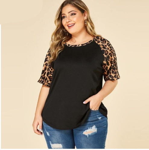 Leopard print T-shirt