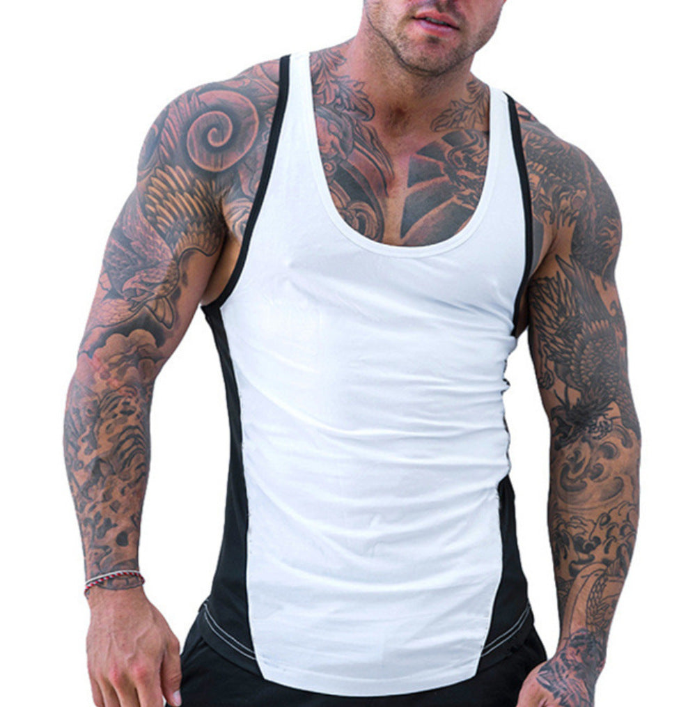 Men's Fashion Sports Contrast Color Vest