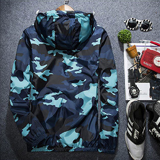 Covrlge Men Jacket Fashion Spring Men Brand Camouflage Jackets Casual Mens Coat Men's Hooded Luminous Zipper Coats MWJ011