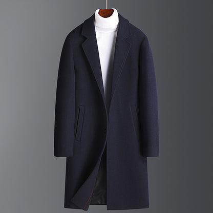 Wool Korean Style Casual Winter Thickened Velvet Woolen Coat