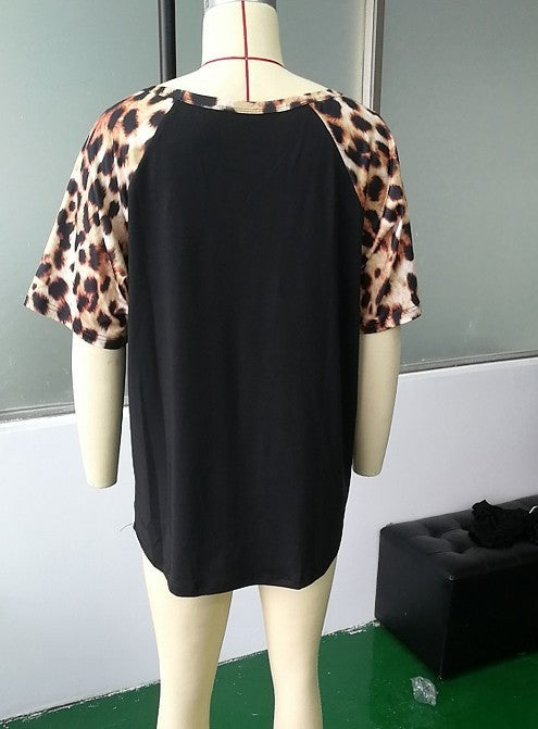 Leopard print T-shirt