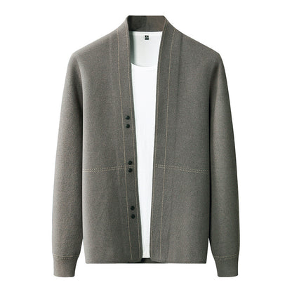 Men's New Wool Cardigan Coat