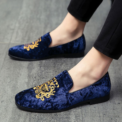 Korean Style Embroidered Leisure Lazy Shoes