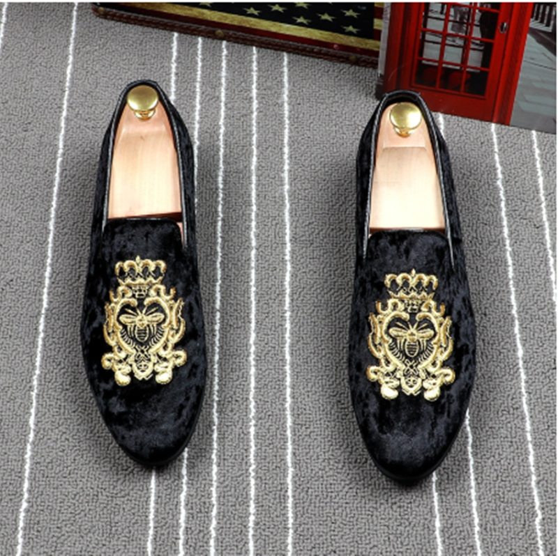 Korean Style Embroidered Leisure Lazy Shoes