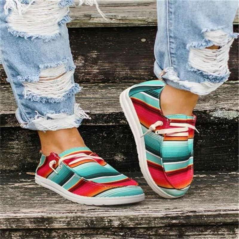 Women's Single Shoes 43 Canvas Casual Light Women's Shoes