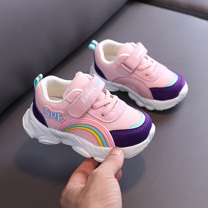 Children's Rainbow Breathable Baby Toddler Shoes