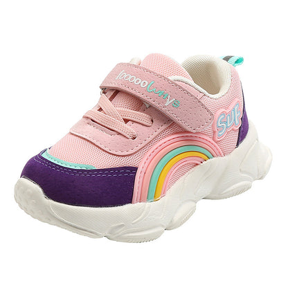 Children's Rainbow Breathable Baby Toddler Shoes