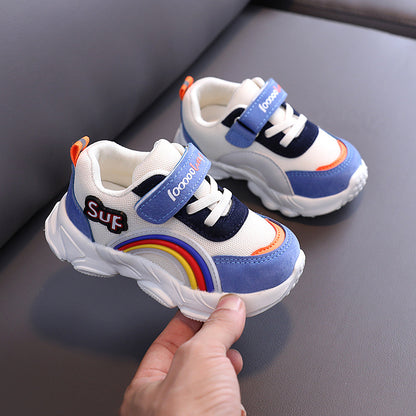 Children's Rainbow Breathable Baby Toddler Shoes