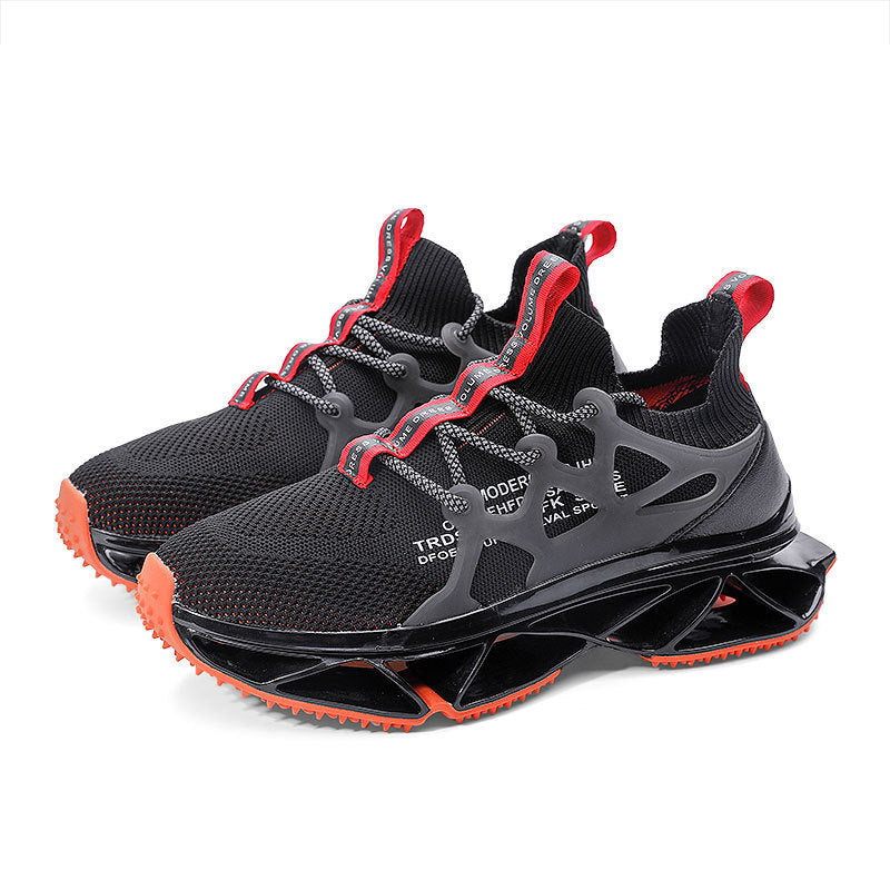 Knife Edge Sneakers Flying Woven Running Shoes