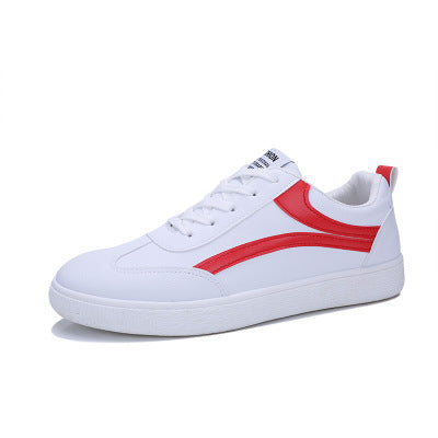 Casual Color Matching Men's Shoes All-Match White Shoes