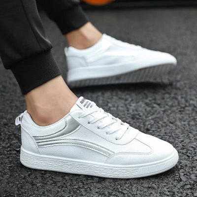 Casual Color Matching Men's Shoes All-Match White Shoes