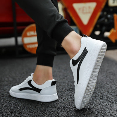 Casual Color Matching Men's Shoes All-Match White Shoes