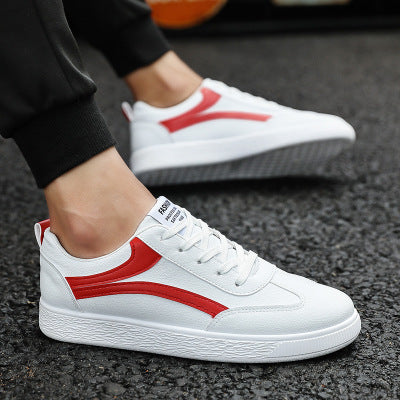 Casual Color Matching Men's Shoes All-Match White Shoes