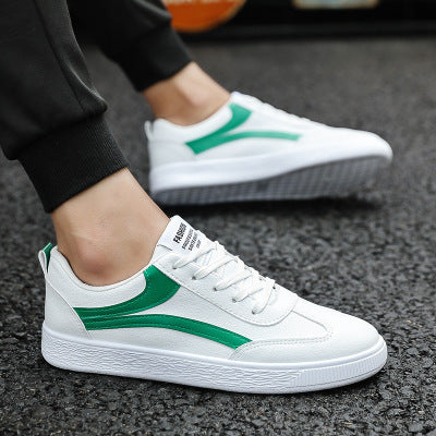 Casual Color Matching Men's Shoes All-Match White Shoes