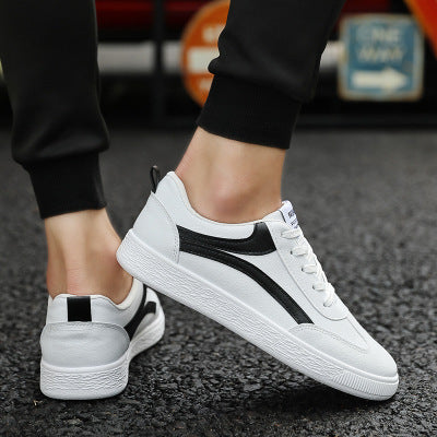 Casual Color Matching Men's Shoes All-Match White Shoes