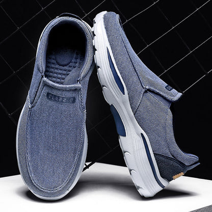 Cross-Border Canvas Shoes One-Footed Cloth Shoes Amazon Plus Size Men's Casual Shoes Four Seasons Lightweight Dad Shoes