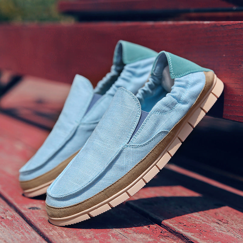 Low-cut Flat-bottomed Fabric Casual Shoes