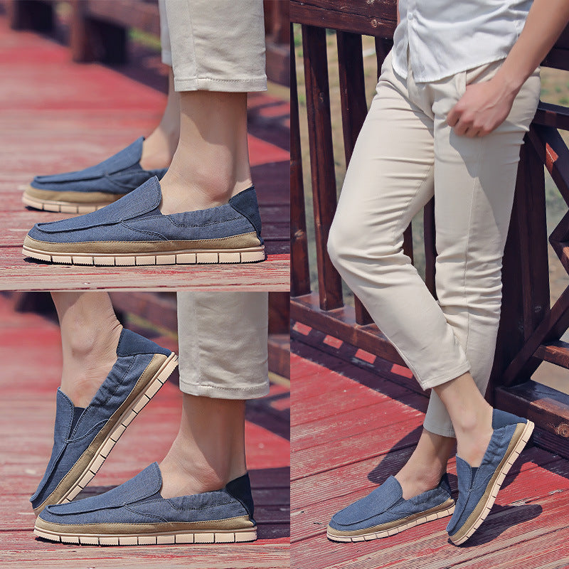 Low-cut Flat-bottomed Fabric Casual Shoes