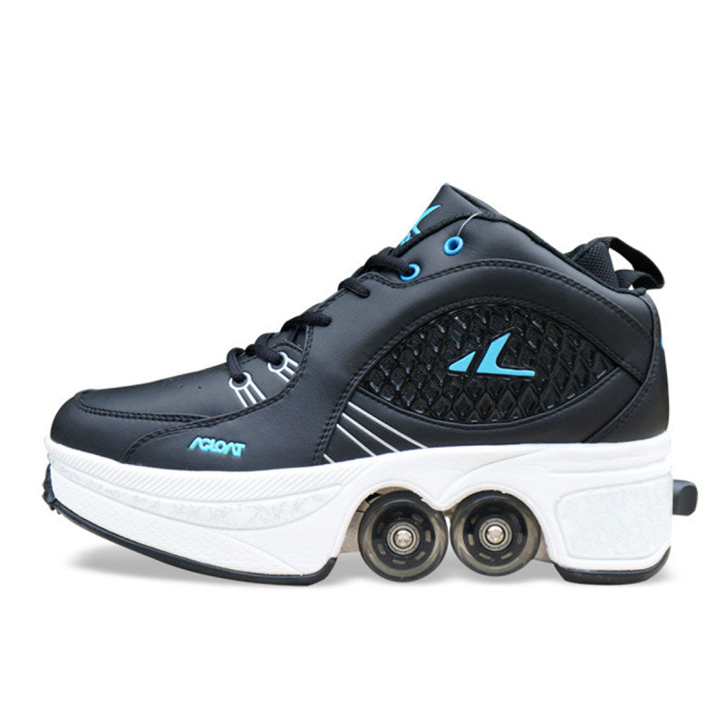 Breathable Childrens Heelys Single And Double Roller Skates