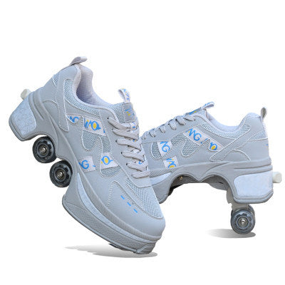 Breathable Childrens Heelys Single And Double Roller Skates