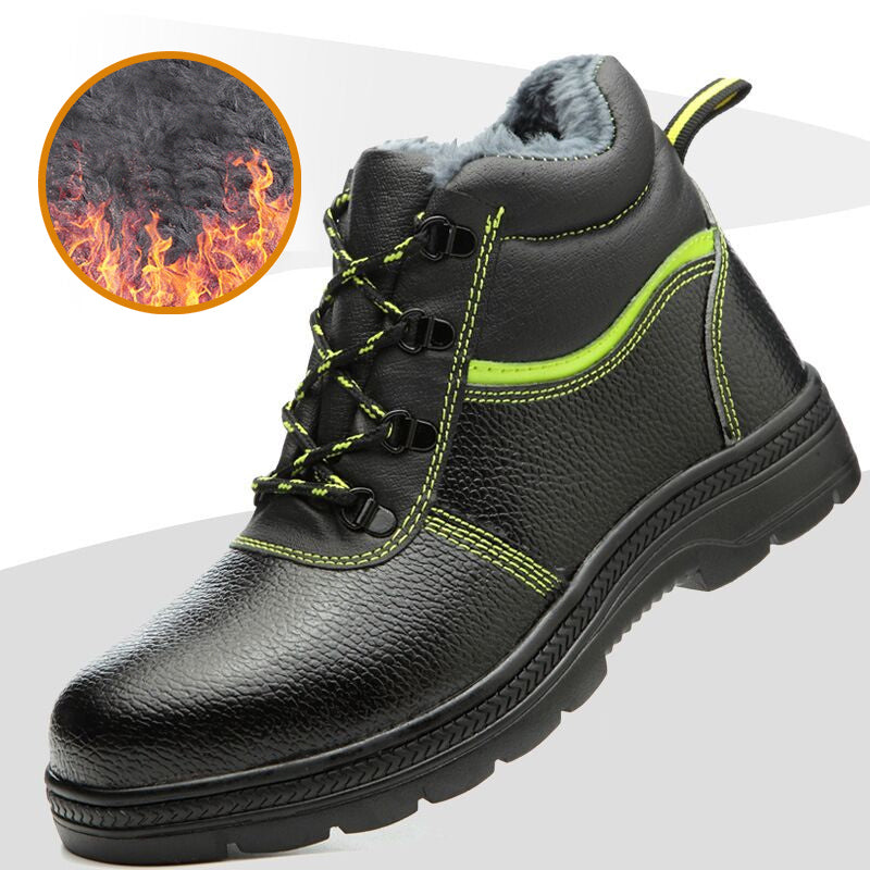 Labor Insurance Shoes Men'S Summer Breathable, Smelly Steel Toe Cap, Pierced Shoes, Casual Lightweight Wear-Resistant Work Shoes