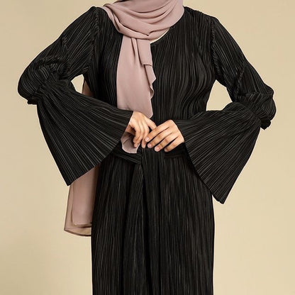 New Fashion Pleated Long Skirt Muslim Dress