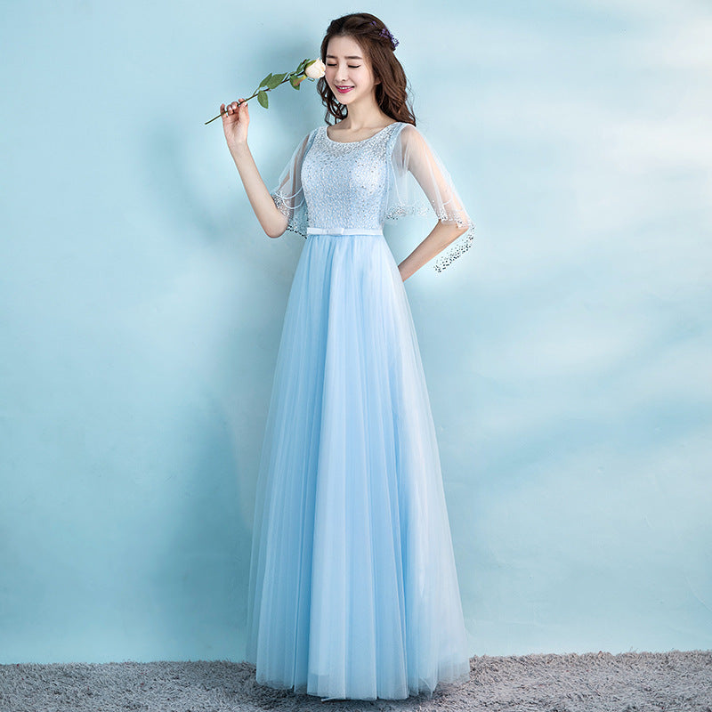 Banquet Evening Dress Female Spring New Fashion Annual Meeting Host Dress Chorus Performance Long Dress