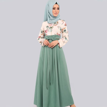 Muslim Print Dress Arab Hot Style