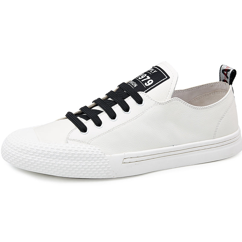 European And American Trend Summer Breathable White Shoes For Men