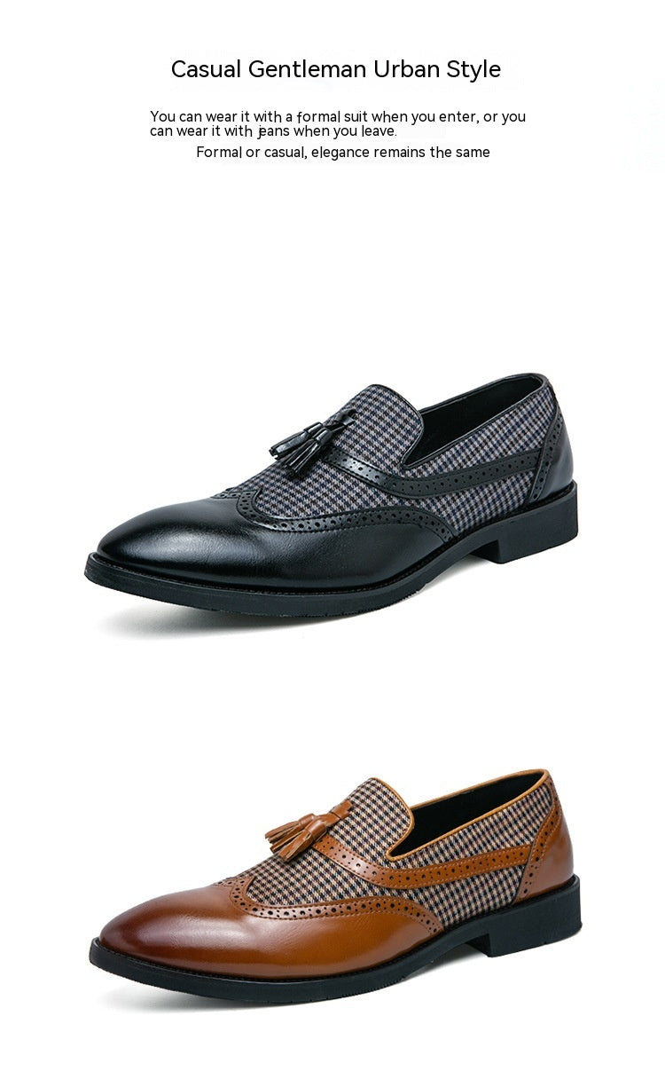 Men's British-style Business Casual Leather Shoes