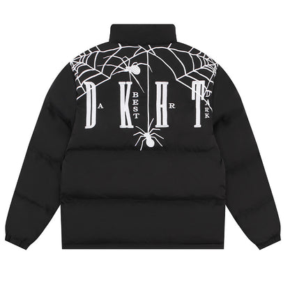 Men's Fashion Loose Embroidered Spider Cotton Jacket