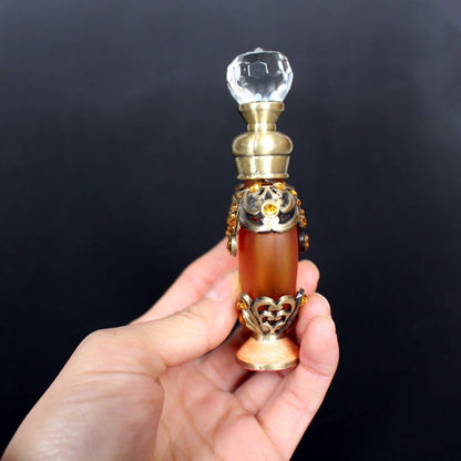 Vintage Essential Oil Glass Perfume Bottle