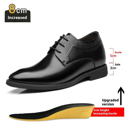 Business Formal Wear Leather Shoes Men's Pointed Casual Shoes