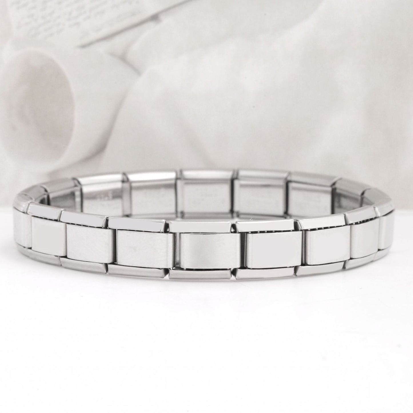 Women's 9mm Italian Elastic Mix Bracelet Fashion Stainless Steel DIY Youth Favorite Accessories