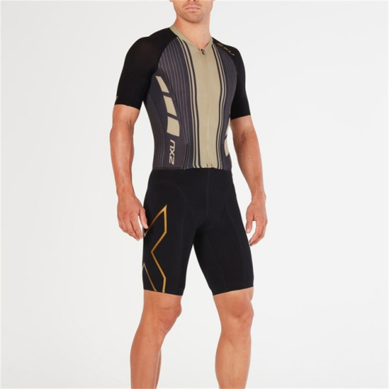 Men's Hot Sale Triathlon Cycling Jumpsuit Suit