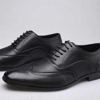 Men's Pu Leather Shoes Men's Plus Size