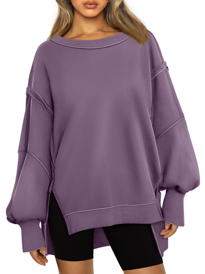 Women's Hooded Fashion Round-neck Sweater