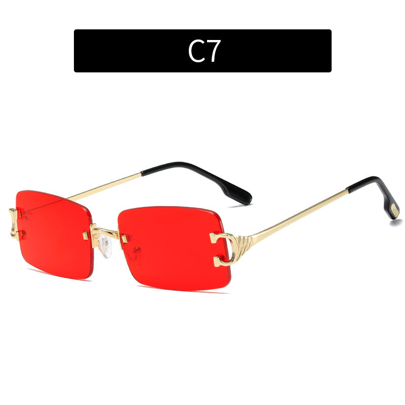 Special Frameless Trendy Men's And Women's Sun Glasses