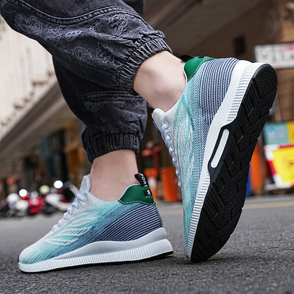 Flyknit Breathable Height Increasing Insole Men's Shoes Increased 6CM