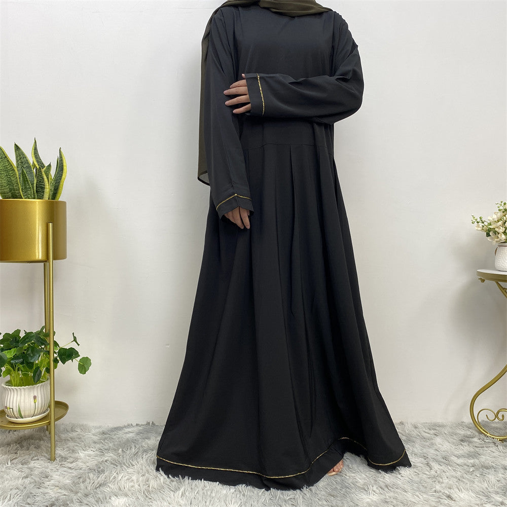 European And American Large Size Muslim Dress