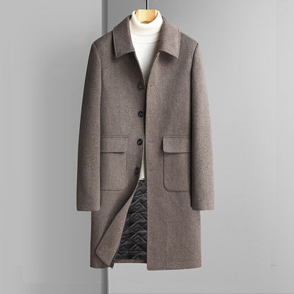 Wool Korean Style Casual Winter Thickened Velvet Woolen Coat