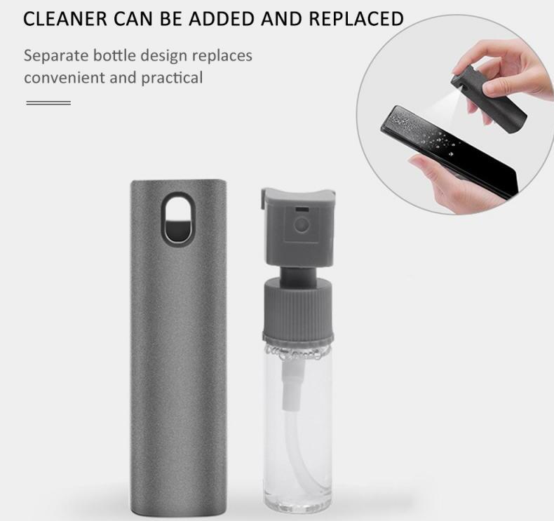 2 in 1 Phone and Computer Screen Cleaner - Streak-Free, Portable & Efficient