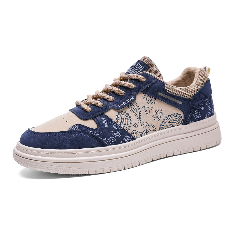 New Paisley Shoes All-match Fashion Low-top Spring Canvas Sports Board Shoes