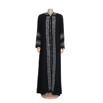 African National Costume Swing Dress Muslim Style Robe