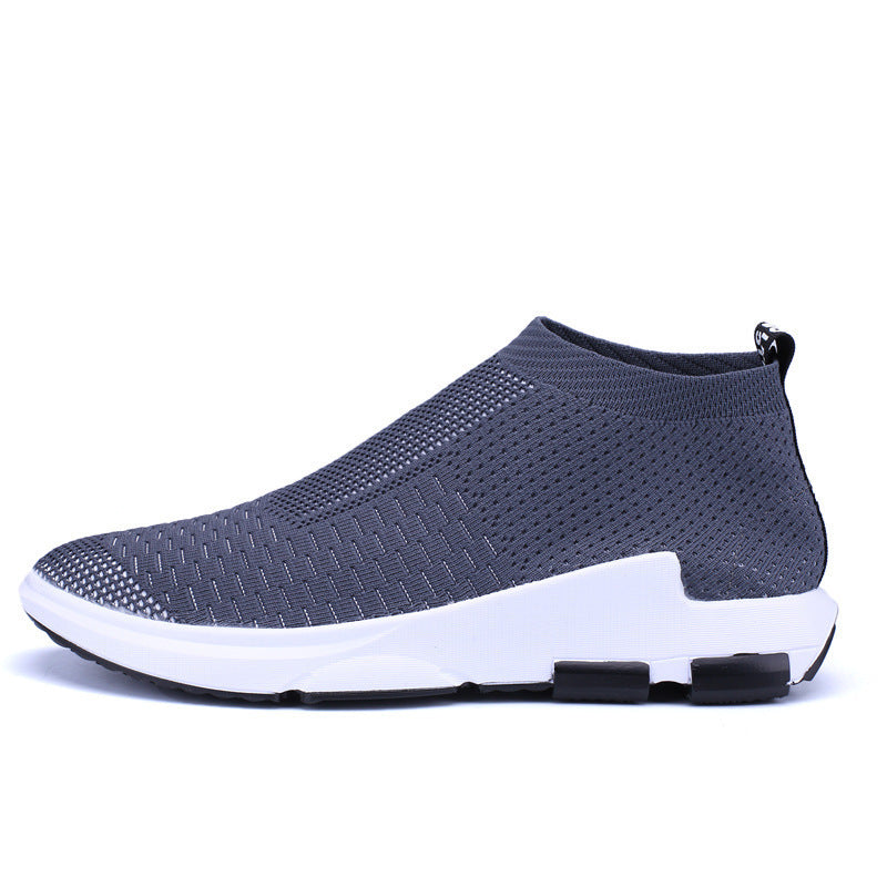 Plus Size Men's High Top Elastic Socks Shoes