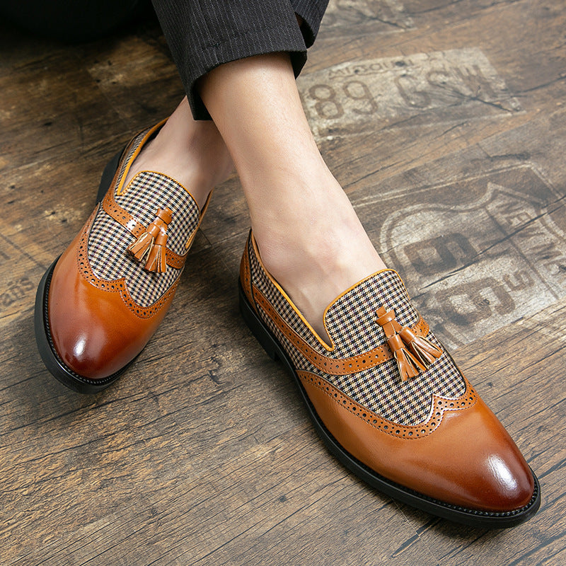 Men's British-style Business Casual Leather Shoes