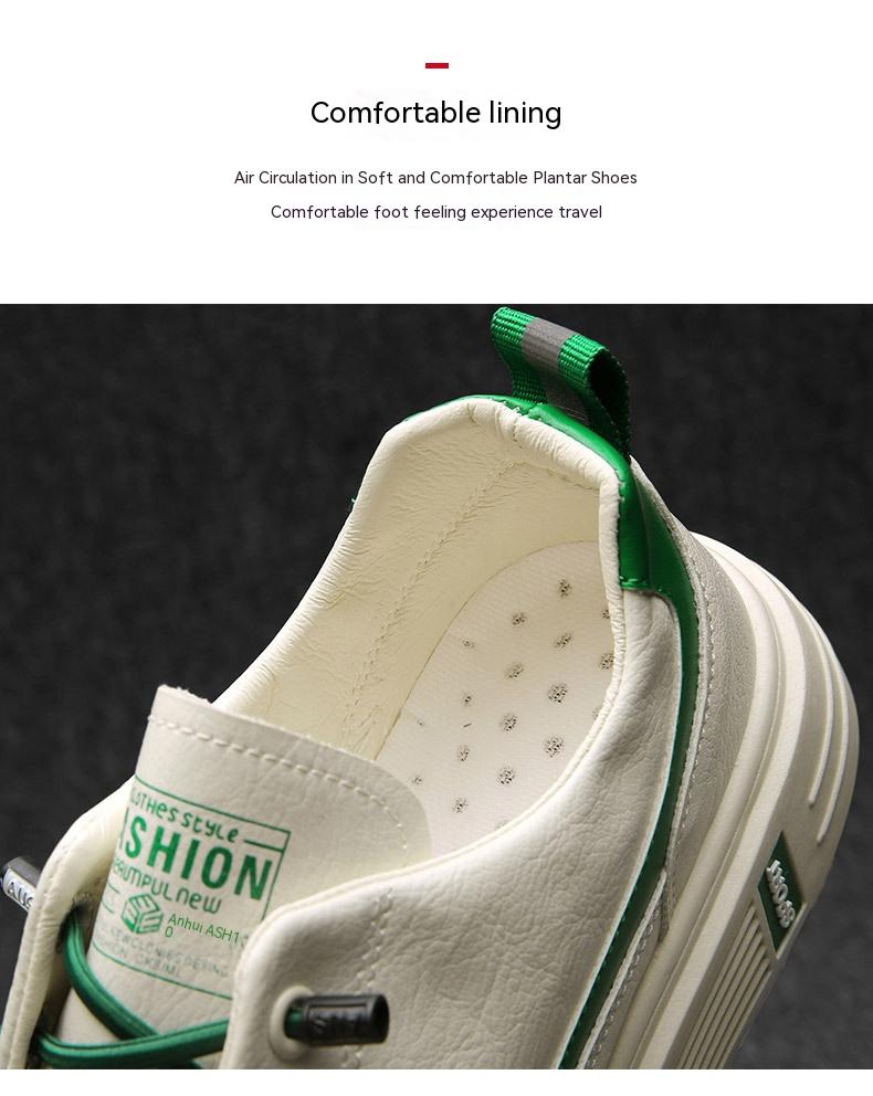 Korean Style Fashionable All-match White Shoes Men's Thin Casual Breathable Canvas Sneakers