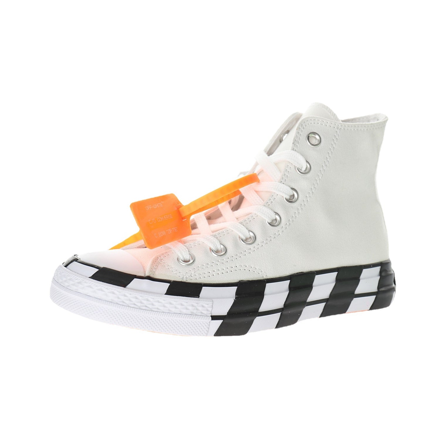 High-top Men's And Women's Canvas Shoes With Front Laces